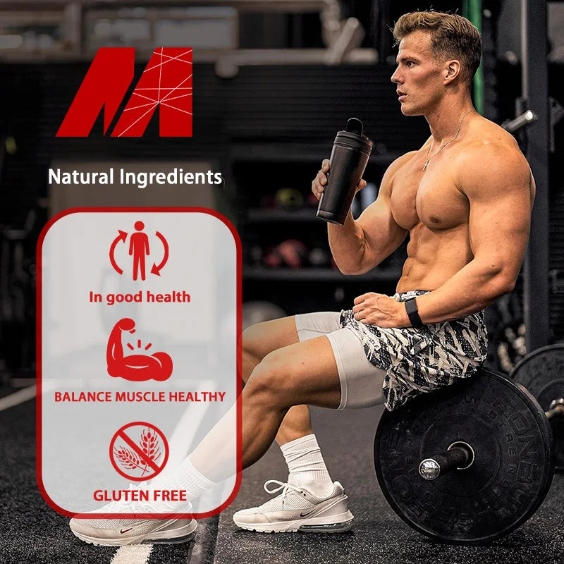 Whey Protein Capsules - Contains 5000Mg of Protein - Supports Recovery, Balanced Muscle Health, Gluten Free,Non-Gmo