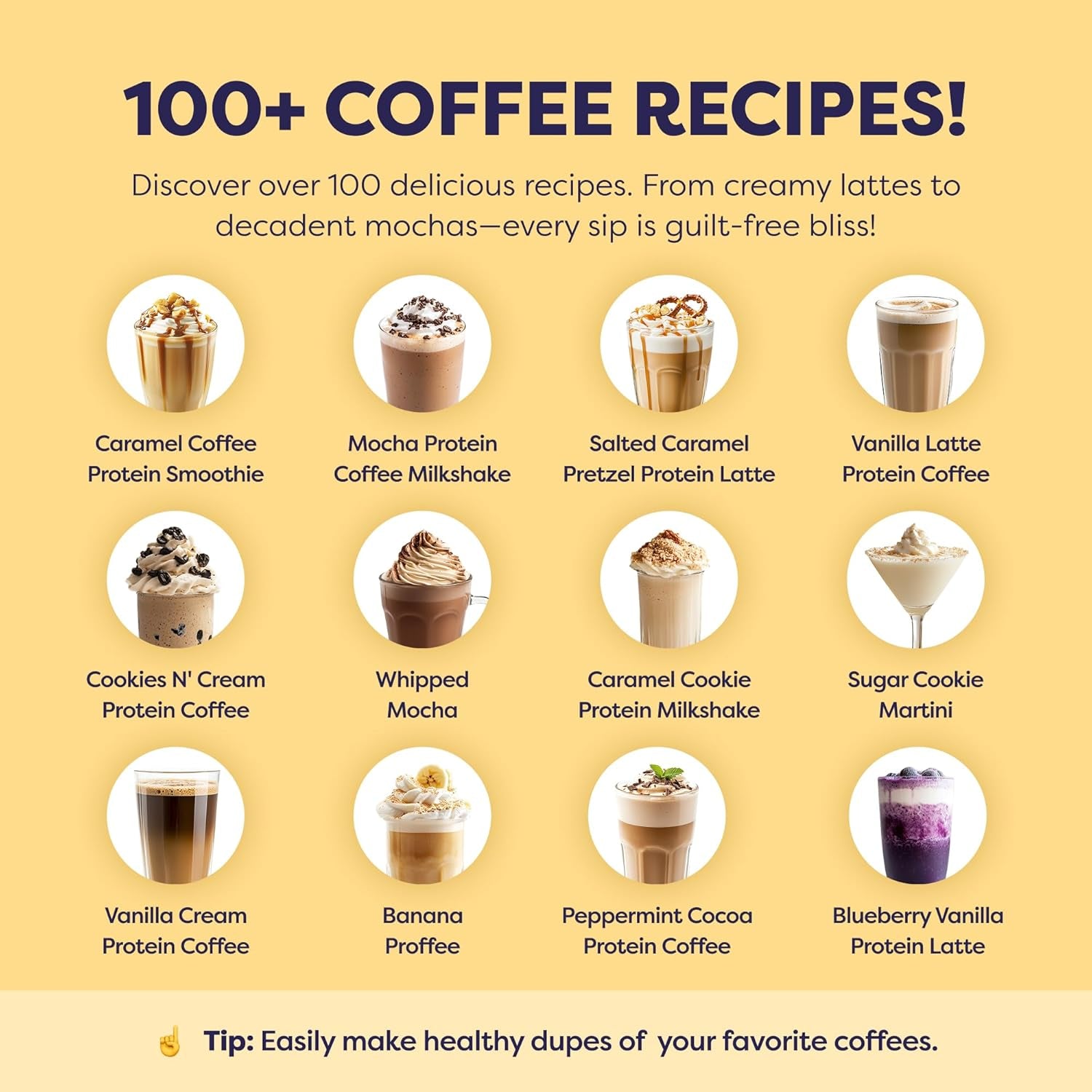 Protein Iced Coffee - Premium Whey Protein & Iced Coffees, 100% Natural Cold Brew, Zero Artificial Flavors & Sweeteners, 80Mg Caffeine, No Added Sugar, 20 Servings, Choc Peanut Butter, 1 Pack