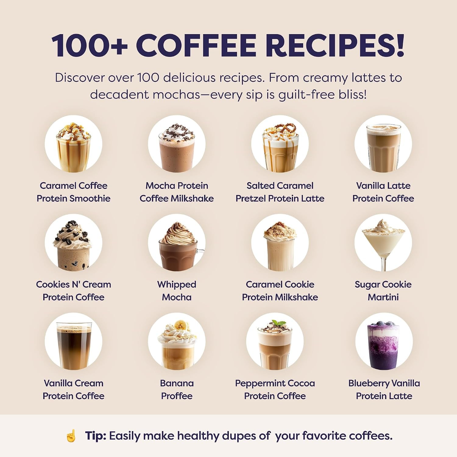Protein Iced Coffee - Premium Whey Protein & Iced Coffees, 100% Natural Cold Brew, Zero Artificial Flavors & Sweeteners, 80Mg Caffeine, No Added Sugar, 20 Servings, White Chocolate Mocha, 1 Pack