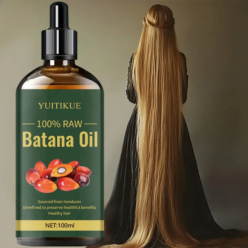 Batana Hair Care Oil, Plant-Based Formula, Repairs Damaged Hair, Smooths Hair, Nourishing Hair Oil