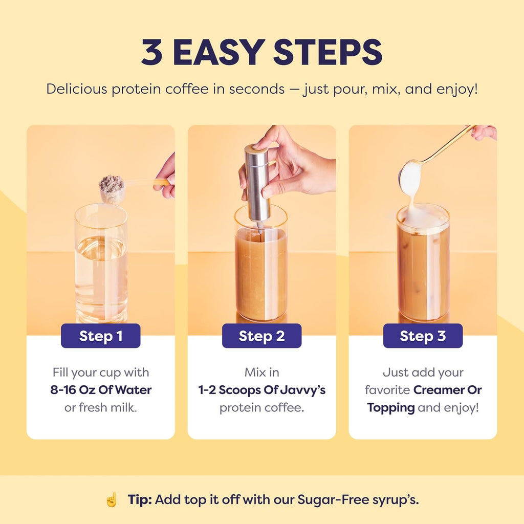 Protein Iced Coffee - Premium Whey Protein & Iced Coffees, 100% Natural Cold Brew, Zero Artificial Flavors & Sweeteners, 80Mg Caffeine, No Added Sugar, 20 Servings, Choc Peanut Butter, 1 Pack