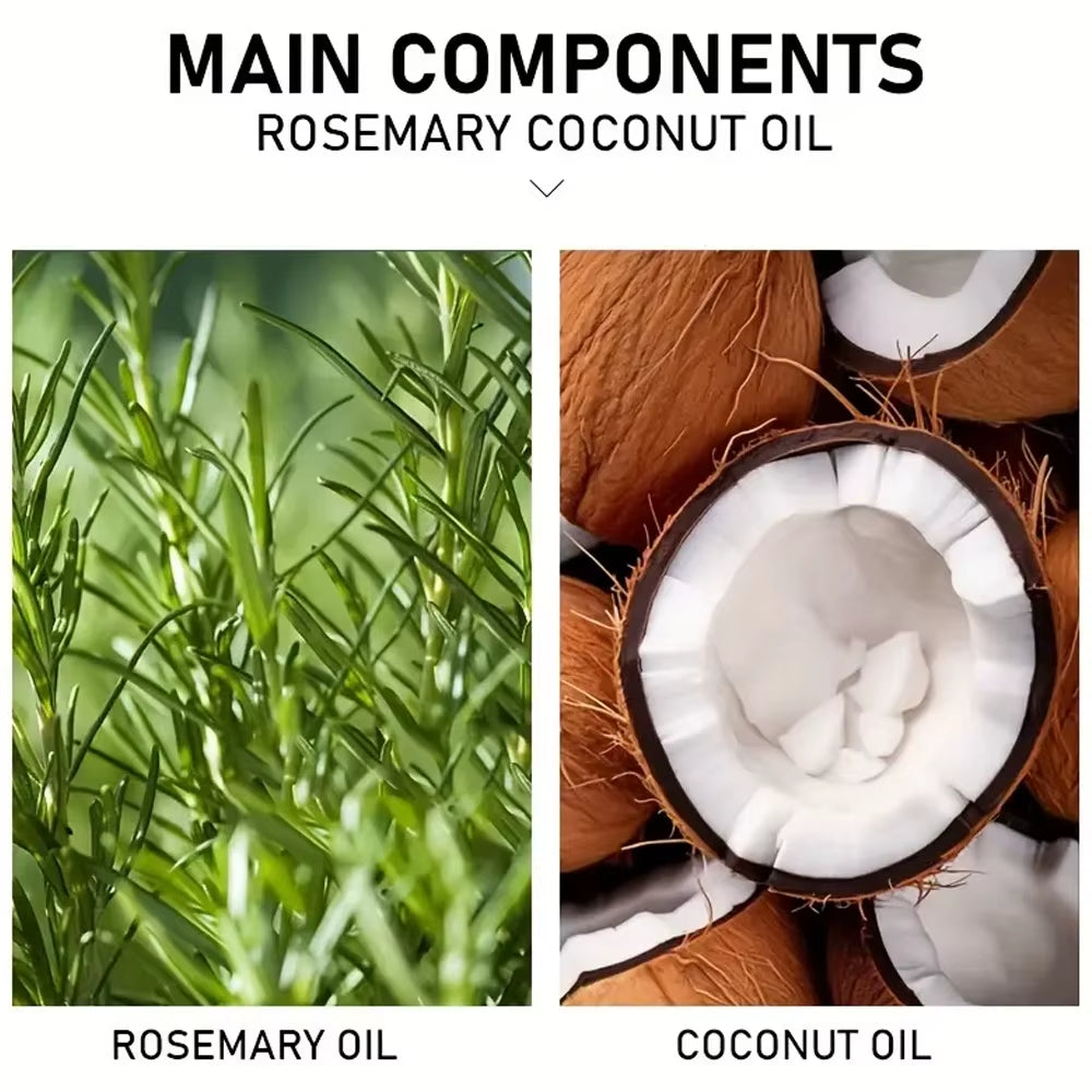 Rosemary Oil Hair Essential Coconut Oil Improve Hair Loss and Nourishes Strengthen Hair Roots Scalp Treatment Hair Care