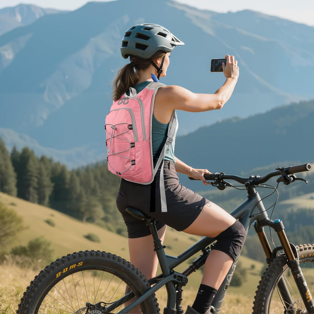 Hydration Backpack - Lightweight Hiking Water Backpack with 2L Water Bladder, Running Hydration Vest Backpack for Men Women, Hydration Pack for Hiking, Cycling, Climbing