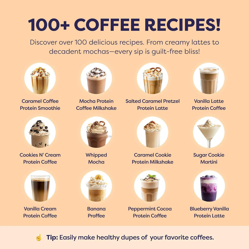Protein Iced Coffee - Premium Whey Protein & Iced Coffees, 100% Natural Cold Brew, Zero Artificial Flavors & Sweeteners, 80Mg Caffeine, No Added Sugar, 20 Servings, Caramel, 1 Pack