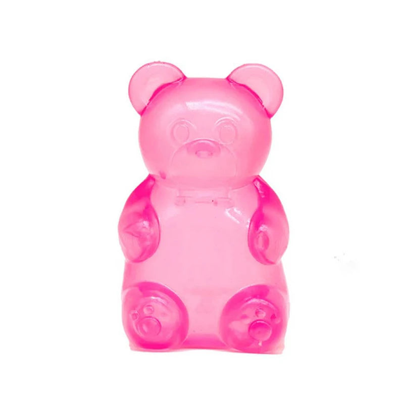 Cute Bear Nee Doh Maltose Squishy Toy Dough Colorful Sensory Toy Creative Desk Decoration Stress Relief Doll Squeeze Fidget Toy