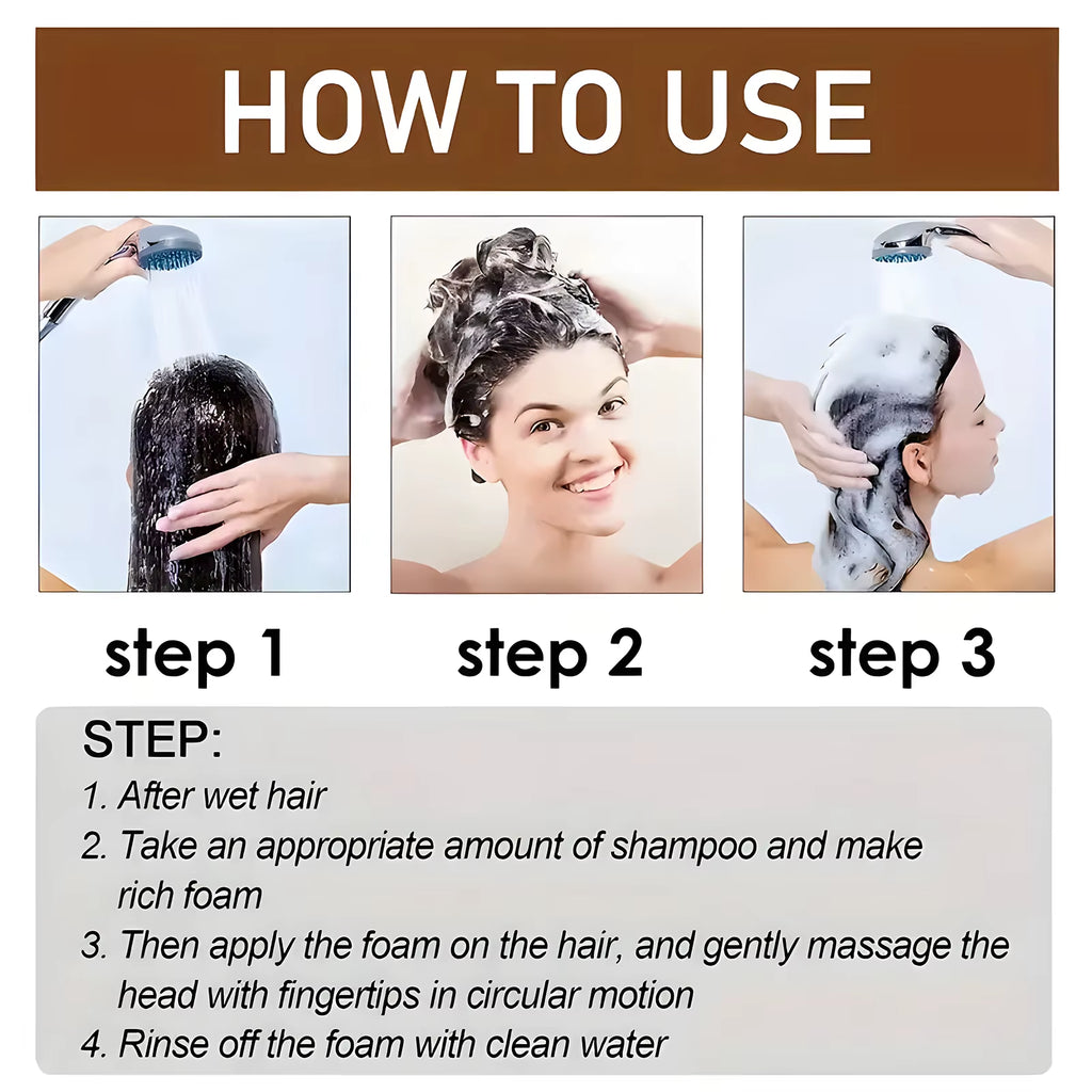 Biotin Hair Growth Shampoo Anti-Hair Loss Treatment for Men and Women Rapid Thickening and Re-Oil Beauty Health