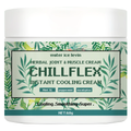 CHILLFLEH Cream: Instant Cooling Herbal Relief with Mint & Eucalyptus for Joints & Muscles. 60G.